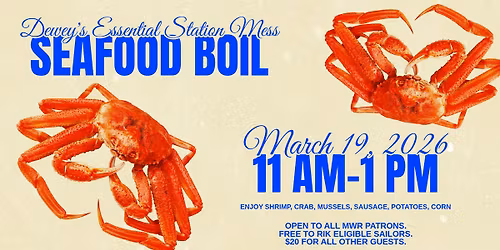 Dewey's March Seafood Boil