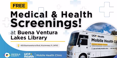 Free Medical and Health Screenings BVL Library 