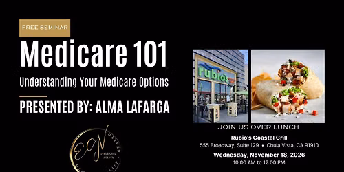 Presentaci\u00f3n de Medicare 101 | Medicare 101: Understanding Your Medicare Options - 11\/18\/26