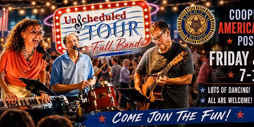 Fridays are Fabulous & All are Welcome! Unscheduled Tour plays Cooper City American Legion Post 321