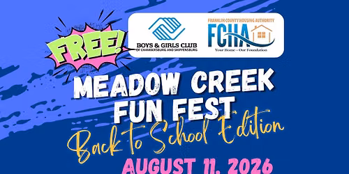 Meadow Creek Fun Fest: Back to School Edition