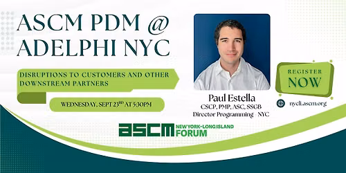 ASCM EVENT @ ADELPHI: Communicating Delays & Disruptions to Customers