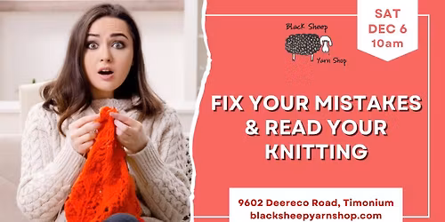 Fix Your Mistakes \/ Learn to "Read" Your Knitting
