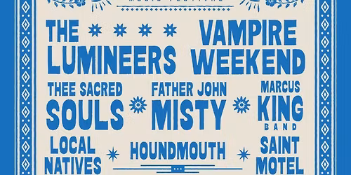 Dreamy Draw Music Festival: The Lumineers  Thee Sacred Souls  Vampire Weekend  & Father John Misty - 2 Day Pass