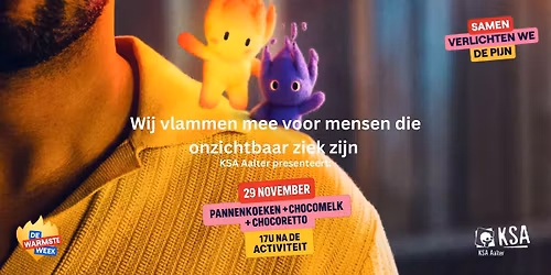 KSA Aalter vlamt voor mensen die onzichtbaar ziek zijn🔥