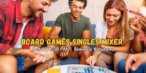 Board Games Singles Night \u2014 Meet, Play & Connect [Age: 27-45]
