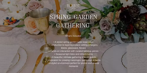 Spring Garden Gathering \u2014 A Tabletop & Connection Experience