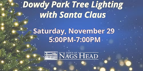 Dowdy Park Tree Lighting with Santa Claus