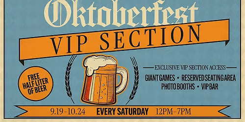 Stone Street Oktoberfest VIP Section - 9\/26