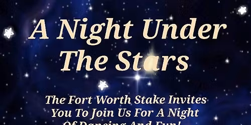 Region Wide Teen Dance- A Night Under the Stars