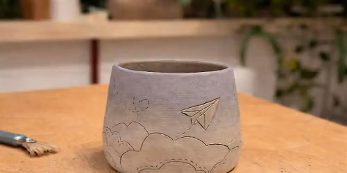 Keramik modellieren & Sgraffito (Engl.)