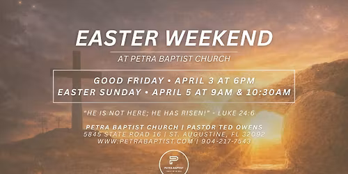 Celebrate Easter at Petra Baptist