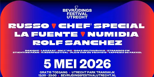 Bevrijdingsfestival Utrecht 2026