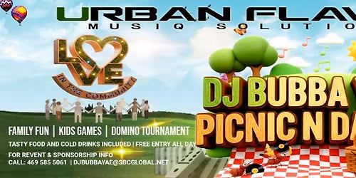 DJ BUBBA YAE's 5th ANNUAL PICNIC IN DA PARK