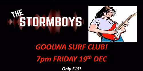 The Stormboys Live @ Goolwa Surf Life Saving Club