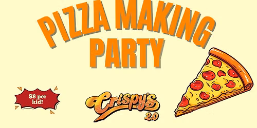Kids Pizza Making Party at Crispy's