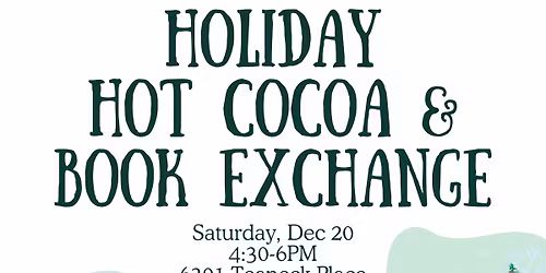 Grove Park + Ravenwood Hot Cocoa + Book Exchange