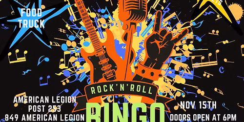 Scouting 253 Rock n Roll Bingo 