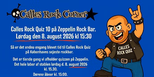 Calles Rock Quiz 10 @ Zeppelin Rock Bar