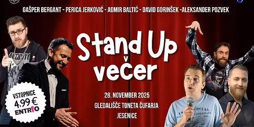 STAND UP VE\u010cER