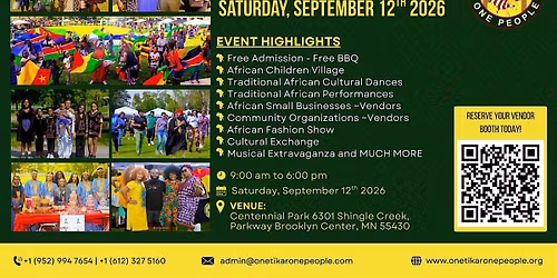 Minnesota African Cultural Festival: Free Park-Free BBQ