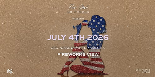 July 4th at Mr. Purple Rooftop & Club at Indigo LES, Live Fireworks Viewing