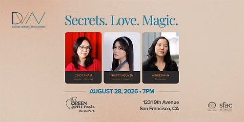 DVAN Reading Series | Secrets. Love. Magic.