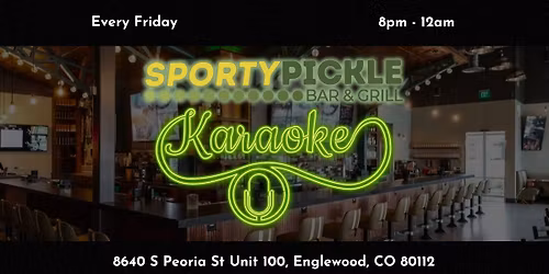 Karaoke @ Sporty Pickle