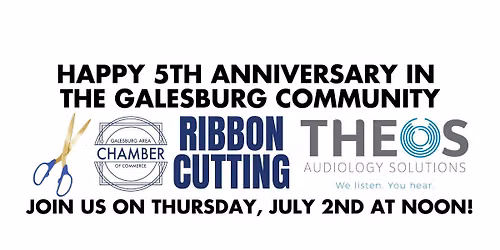Chamber Ribbon Cutting at Theos Audiology Solutions
