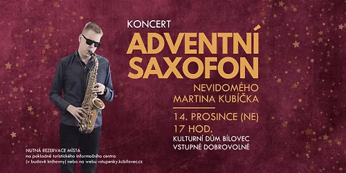 koncert \u2022 ADVENTN\u00cd SAXOFON \ud83c\udfb7