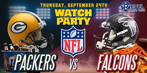 Falcons Vs Packers - NFL Watch Party at The Revel!