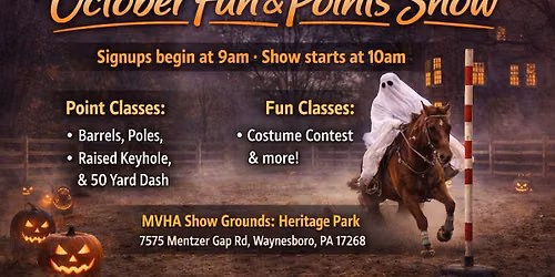 MVHA October Point & Fun Show