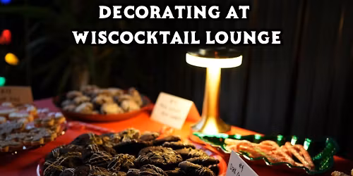 Christmas Cookie Decorating at Wiscocktail Lounge