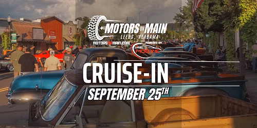 Motors on Main September Cruise-In benefiting Alabama Veteran