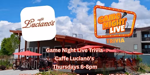 Game Night Live Trivia at Caffe Luciano's 