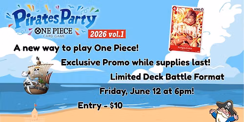 ONE PIECE CARD GAME Pirates Party 2026 Vol. 1 \u2013 Limited Deck Battle Format
