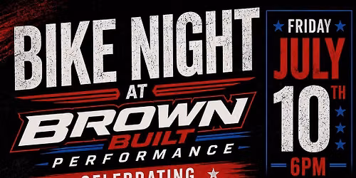 National motorcycle bike night at Brown Built Performance