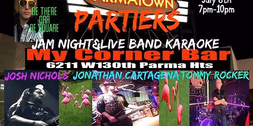 Musicians Jam Night\/Live Band Karaoke W\/Parmatown Partiers Band