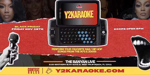 Y2KARAOKE! | 90's & 2000's Karaoke Party @ Banyan Live | Win Brandy & Monica Tickets   