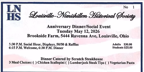 LNHS Fundraising Dinner and Raffle\/Silent Auction