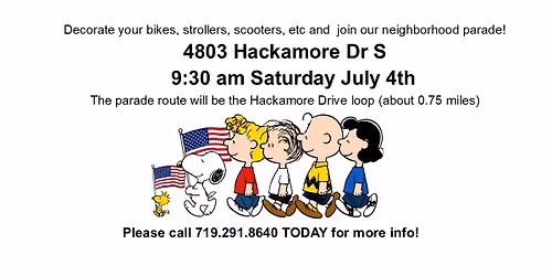 4th of July Parade - Hackamore Drive
