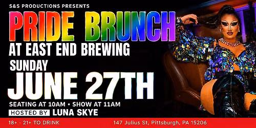 PRIDE DRAG BRUNCH AT EAST END BREWING CO.
