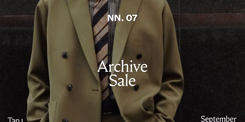NN.07 Archive sale Copenhagen | 11-14. September | TAP1