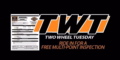 Two Wheel Tuesday! FREE Multi-point inspection on the spot while you wait!