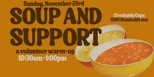 Soup and Support: A Volunteer Warm-up