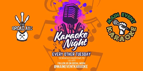 Karaoke at The Broad Axe