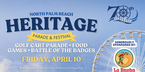 NPB Heritage Weekend: Golf Cart Parade & Kickoff (Sponsored by La Bamba)