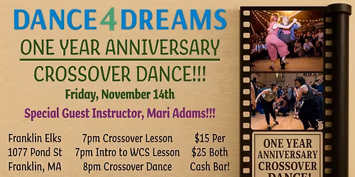 Dance4Dreams Anniversary Crossover Dance!