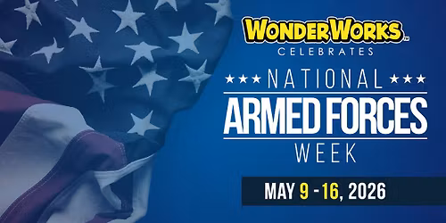 Armed Forces Week at WonderWorks Panama City Beach \u2764\ufe0f\ud83e\udd0d\ud83d\udc99