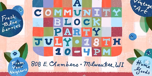 Riverwest Blueberry Fest 2026 | A Community Block Party!